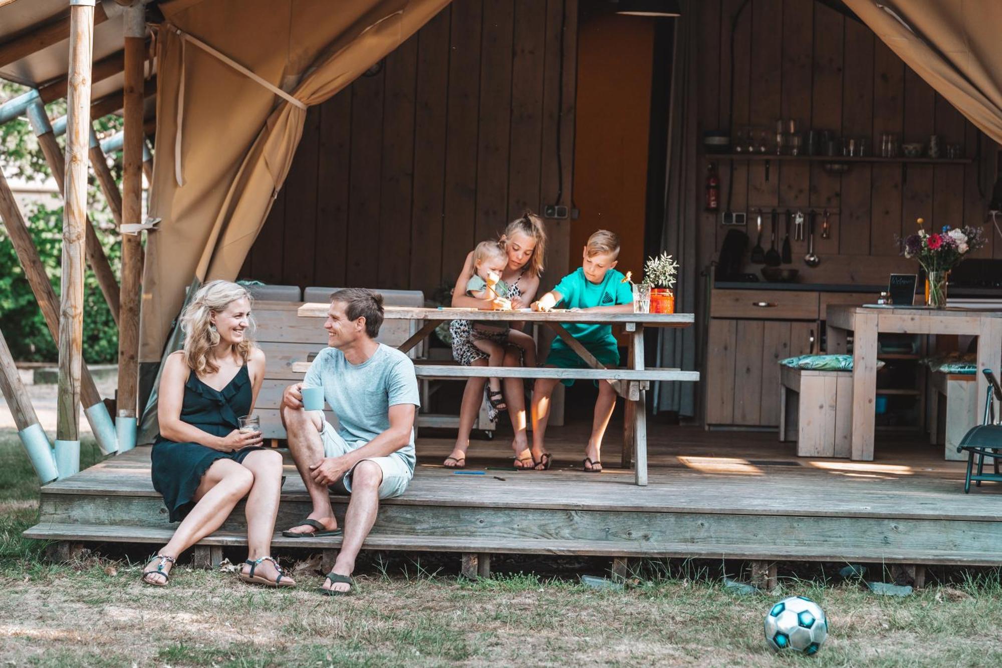 Glamping Holten Luxe Safaritent 1 Exterior photo